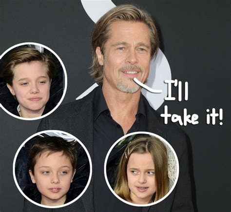 how many natural children does brad pitt have